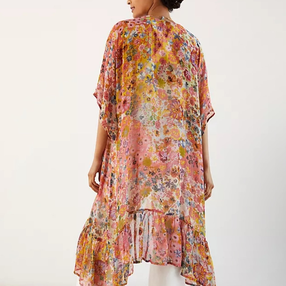 SOLD OUT ANTHROPOLOGIE Kimono worn once - one size fits all